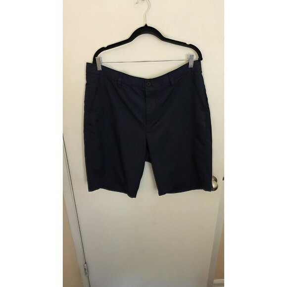 Fila Sport Golf Shorts Mens 38 Solid Blue Shorts Smooth Stretch 10 Inseam Preppy - Picture 1 of 7